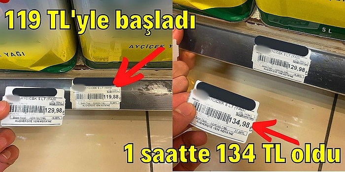 Günlerle Değil Saatlerle Yarışıyoruz: Zamla Güne Başlayan Yağa 1 Saat İçinde Yeniden Zam Yapıldı