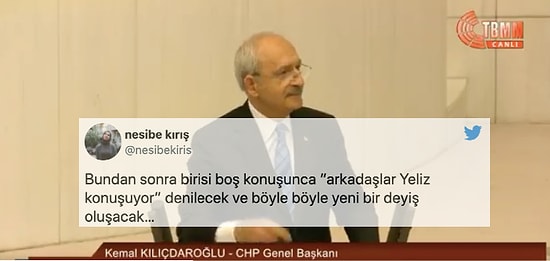 Kılıçdaroğlu'nun 'Arkadaşlar Yeliz Konuşuyor' Çıkışı Sosyal Medyanın Gündeminde
