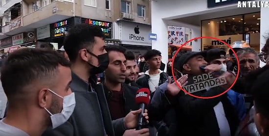 Sonunda Oldu! Sokak Röportajında 'Telefonunu Çıkar' Diyen Dayının Ağzına Telefon Soktular