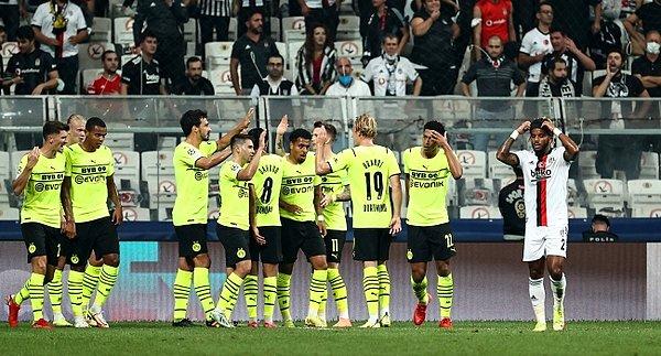 Beşiktaş, C Grubu'nda oynadığı 5 karşılaşmadan da mağlup ayrıldı.