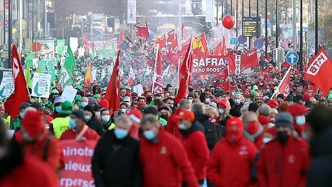 Belçika'da Binlerce İşçiden Hükümete Protesto: 'Her Şey Zamlanıyor, Ücretlerimiz Hariç'