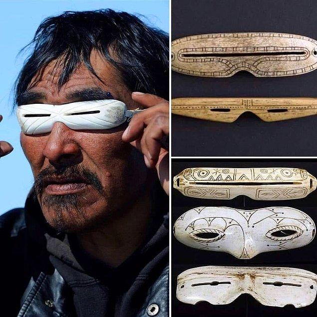 2. Binlerce yıl önce Eskimo Yupik halkı fildişi, geyik boynuzu ve tahta kullanarak tarihin ilk kar gözlüğünü yaptı.