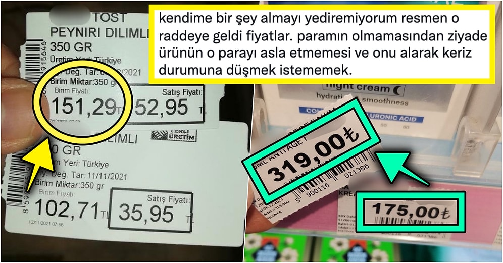 Döviz Karşısında Paramızın Çatır Çatur Erimesinin Bir Etkisi Olarak Marketlere Bugün İtibarıyla Gelen Zamlar