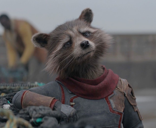 BONUS: Rocket Raccoon'u Bradley Cooper seslendirildi.