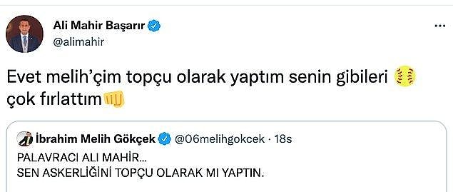 10. CHP'nin Mersin mitingiyle ilgili sosyal medyada bir tartışmaya tutuşan eski Ankara Büyükşehir Belediye Başkanı Melih Gökçek ile CHP Mersin Milletvekili Ali Mahir Başarır arasındaki diyalog siyaset üslubunun geldiği seviyeyi görmek açısından ibret verici oldu.