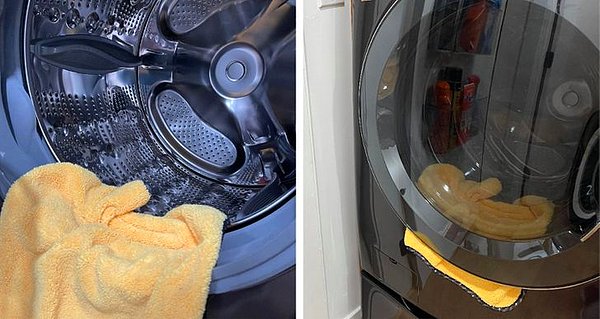 20. "Çamaşır makinesi küfünden kurtulmak istiyorsanız mikrofiber havlu tam size göre!"