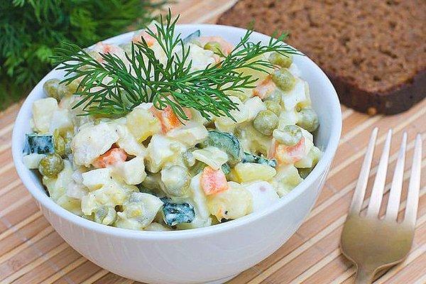Rus Salatası İçin Gerekli Malzemeler