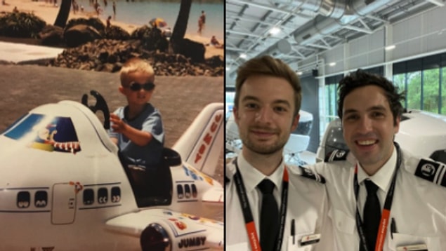 16. "Bugün resmi olarak pilot oldum."