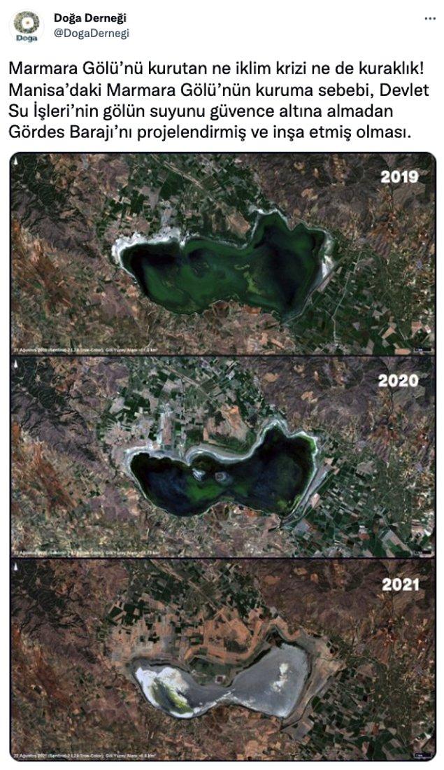 16. Manisa'nın kuş cenneti olan Marmara Gölü yok oldu!