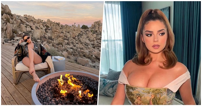 Ünlü Manken Demi Rose, Çölde Paylaştığı İddialı Fotoğraflarla Göz Kamaştırdı!