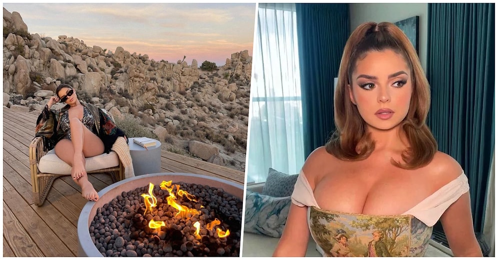 Ünlü Manken Demi Rose, Çölde Paylaştığı İddialı Fotoğraflarla Göz Kamaştırdı!