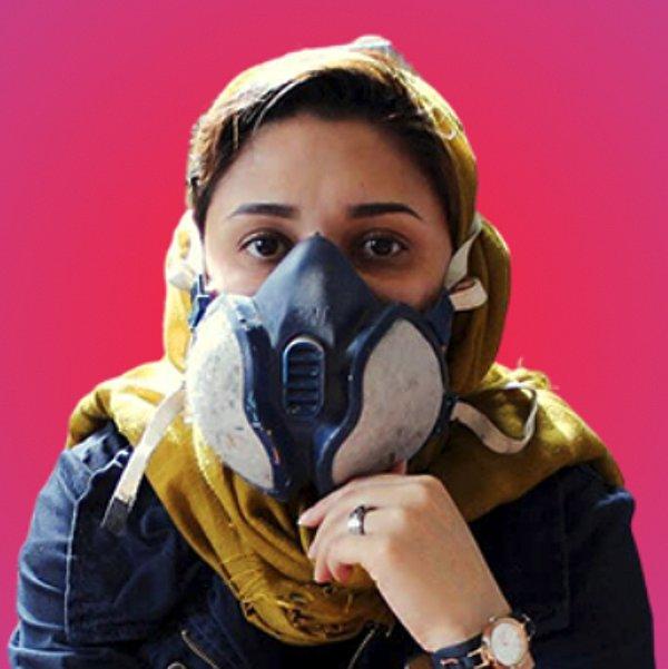 64. Shamsia Hassani (İran) – Sokak sanatçısı: