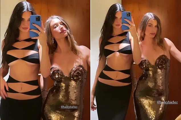 4. Kendall Jenner, geçtiğimiz ay bir düğüne giderken giydiği elbiseyle nefes kesti.
