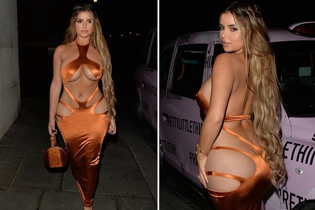 11. Ünlü model Demi Rose'un giydiği bu elbise uzun süre konuşulmuştu.