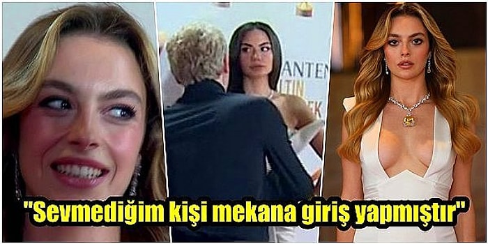 Altın Kelebek Ödülleri'nde Kırmızı Halıda Melis Sezen'i Gören Demet Özdemir'in Attığı Bakış Olay Yarattı!