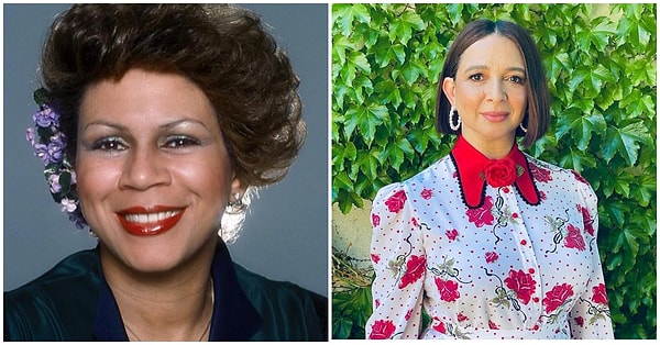 16. "Islık Notasının Kraliçesi" Minnie Riperton ve komedyen kızı Maya Rudolph.