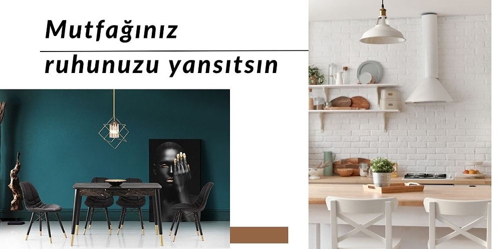 Mutfaklarınızın Havasını Değiştirecek Aşırı Şık 12 Masa Sandalye Takımı