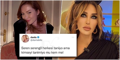 Seren Serengil, Twitter'dan Kendisine Sallayan Danla Bilic'e Çok Ağır Bir Cevap Verdi!