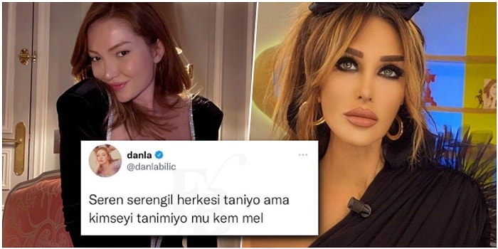 Seren Serengil, Twitter'dan Kendisine Sallayan Danla Bilic'e Çok Ağır Bir Cevap Verdi!