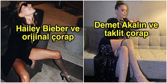 Demet Akalın'ın Orijinali Pahalı Olduğu İçin Aldığı Taklit Çorapları Sahnede Seyircinin Gözüne Takıldı