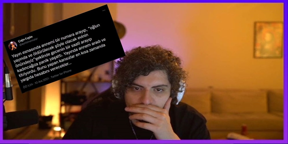 Bu Kadarına da Pes Doğrusu: Yayıncı Çağrı "Hype" Ergün'e Ölüm Tehdidi!