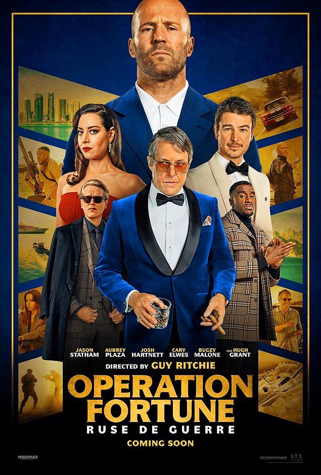 12. Guy Ritchie'nin çekimlerinin büyük bir kısmını Antalya'da gerçekleştirdiği yeni filmi Operation Fortune: Ruse de guerre'den ilk poster.