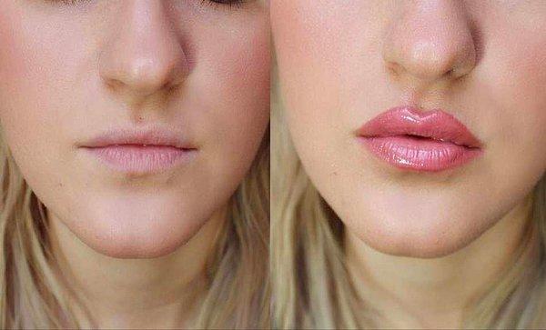 6. Doğal dudaklar