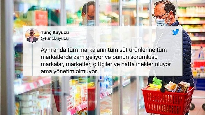 Marketlerde Litresi 15 TL'ye Ulaşan Süt Fiyatları Vatandaşları İsyan Ettirdi!