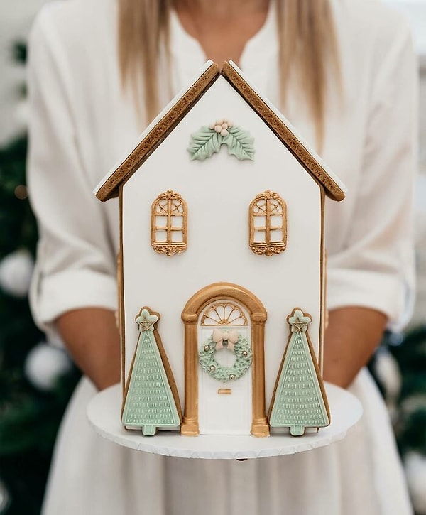 14. Пряничный домик на Новый год