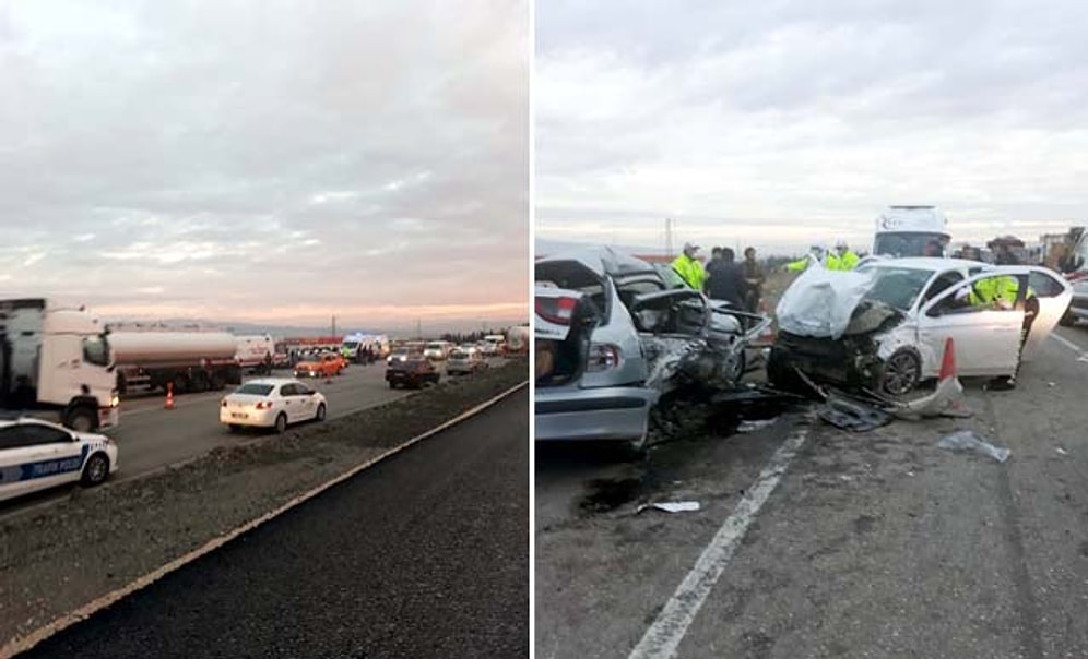 Ankara'da İki Otomobil Çarpıştı: 6 Ölü, 3 Yaralı