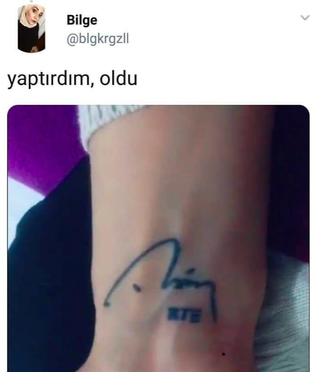 1. 'oldu' derken?