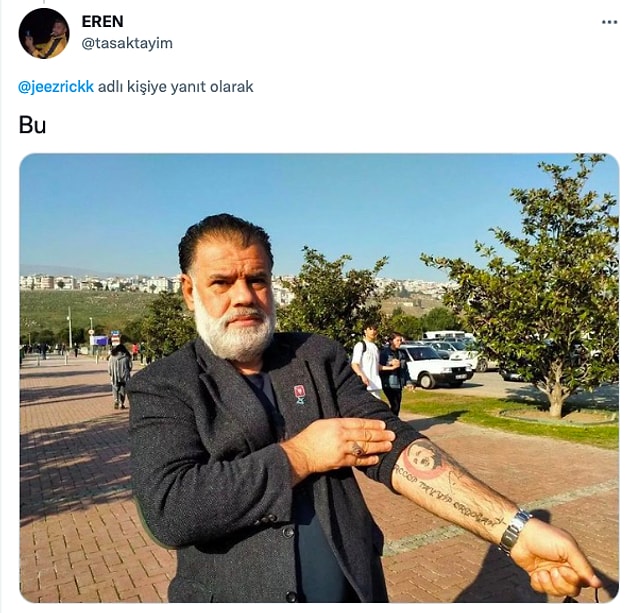 15. Dövmen hayırlı olsun dayıcım...