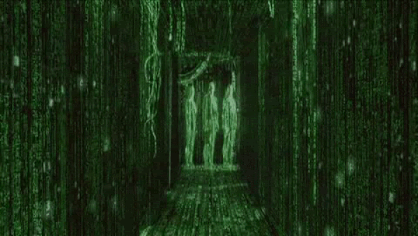 Matrix’teki rolünü sonunda kavrayan ve kabullenen Neo, sonunda Matrix kodlarını görebilmektedir.