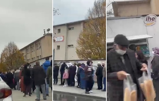 İstanbul'da Ucuz Ekmek Kuyruğu: 'Kriz Yok Diyenler Bu Görüntüye İyi Baksın'