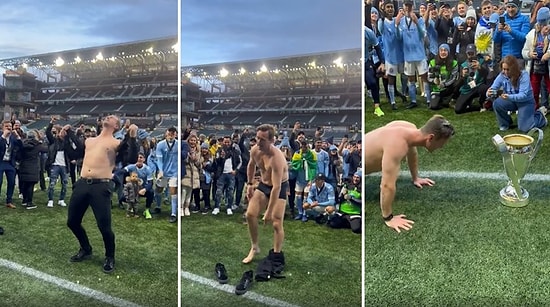 New York City Teknik Direktörü Ronny Deila Şampiyonluğu Soyunarak Kutladı