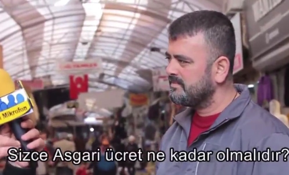 'Askerlerimiz Suriye'de Görev Yaptığı İçin Asgari Ücret Minimum 2500 TL Olmalı' Diyen Vatandaş