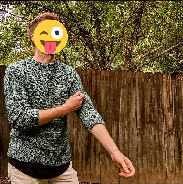 11. Связал себе свитер