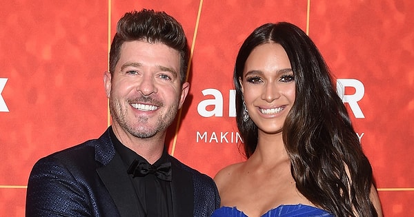 2. Robin Thicke 2015'te boşandıktan sonra 19 yaşındaki model April Love Geary ile görüşmeye başlamıştı.