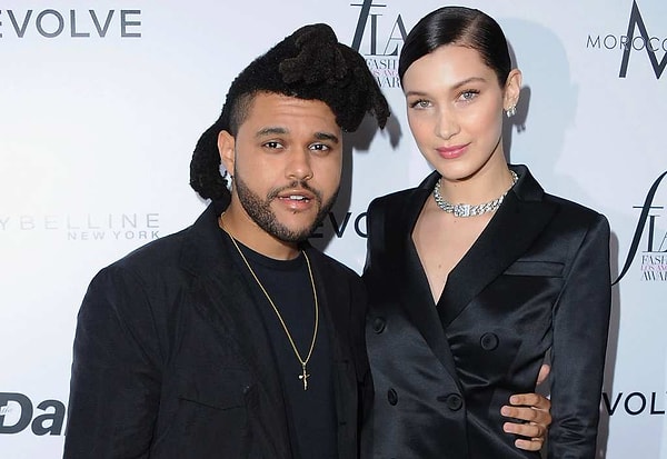 13. The Weeknd, ünlü model Bella Hadid'le birlikte olmaya başladığında ünlü model henüz 18 yaşındaydı.