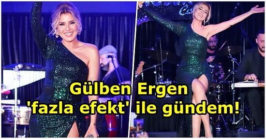 Sahne Perfomansıyla Göz Kamaştıran Gülben Ergen, Fotoğrafına Yapılan Fotoşopla Gündem Oldu