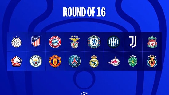 Şampiyonlar Ligi'nde Son 16 Turu Eşleşmeleri Belli Oldu