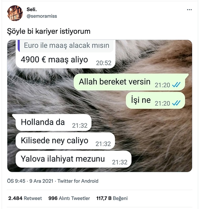 6. Şu andan itibaren hayalimdeki meslek budur...