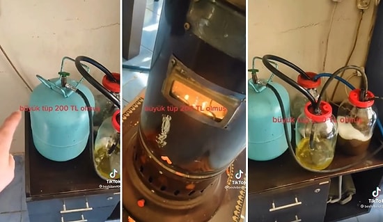 Her Şeye Zam Üstüne Zam Gelirken Yurdum İnsanı Mucit Oldu: Kurduğu Düzenek Sayesinde Benzin ile Isınan Adam