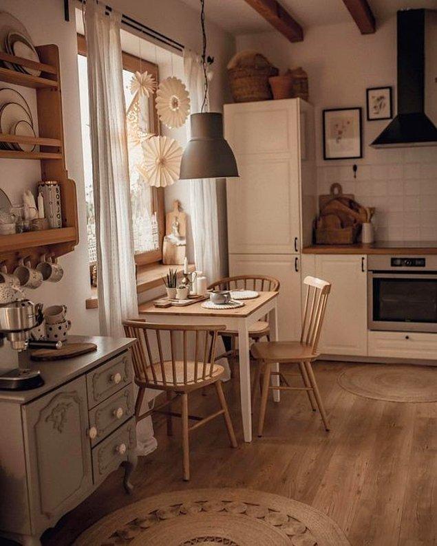 15. Mutfaklarınızda da huzurlu ortamlar dizayn etmeniz mümkün, mutfak masa takımı size yardımcı olabilir.