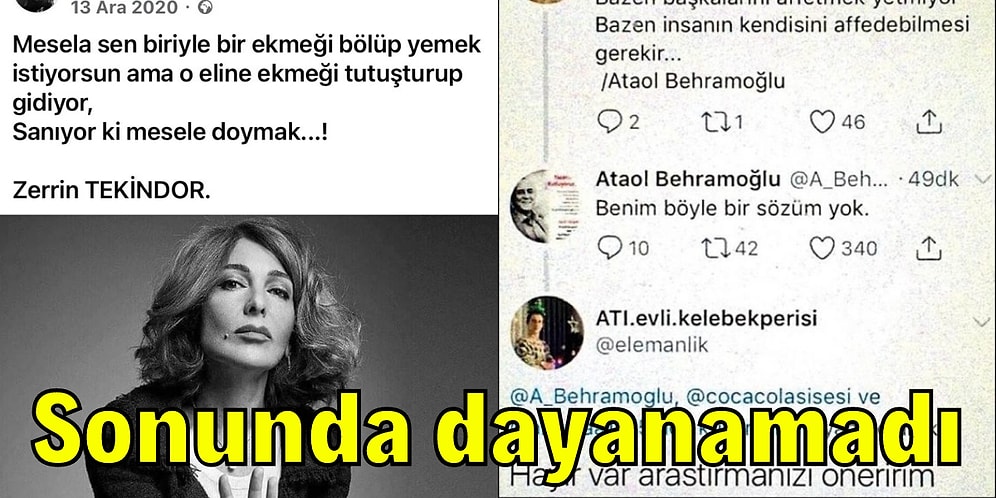 Zerrin Tekindor Sosyal Medyada Kendi İsmiyle Paylaşılan Özlü Sözün Ardından İsyan Etti