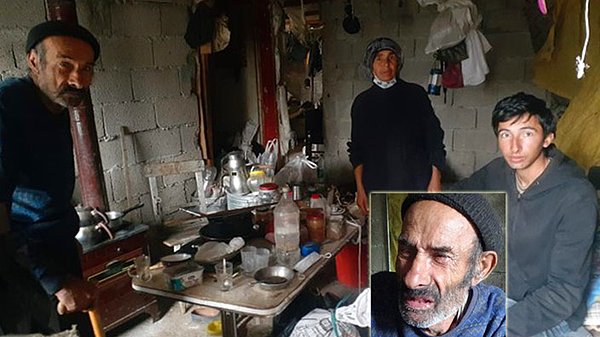 Osmaniye’nin Kadirli ilçesine bağlı Yenigün Köyü’nde yaşayan 48 yaşındaki Meliha Düldül, 66 yaşındaki eşi İbrahim Düldül’ün felçli olmasından dolayı çalışamadığını, oğlunun ise iş bulamadığını söyledi.