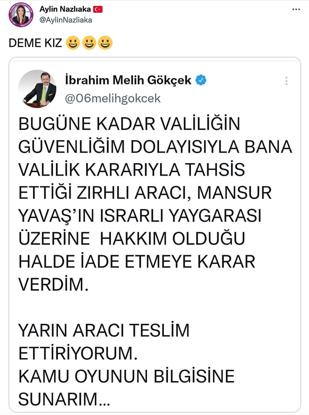 2. Aylin Nazlıaka'nın ilginç tepkisi