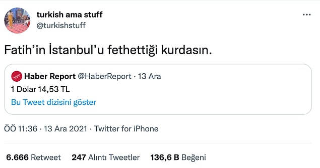 7. Yılın alıntısı olabilir ama keşke olmasaydı.