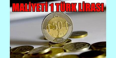 Türk Lirasına Karşı Bile Değer Kaybeden Türk Lirasının Sembolü 50 Kuruşluk Madeni Para 1 Liraya Yükseldi