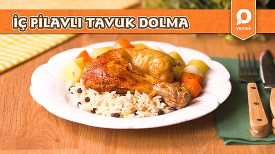 Nefis İç Pilavıyla, Sebze Yatağında Tavuk Dolması Nasıl Yapılır?